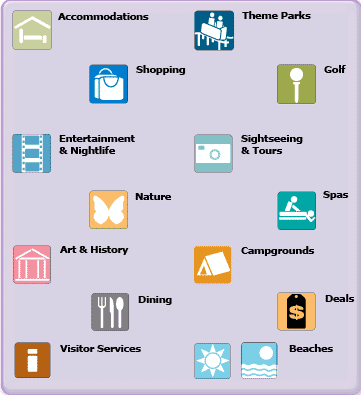 Miles media Travel & Tourism Icons