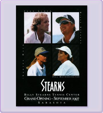 Posters & Signage > Billy Stearns Tennis Center Grand Opening Poster/Mini-Poster