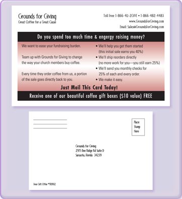 Mailers & Postcards > Grounds for Giving Postcard